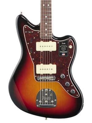 Fender American Ultra Jazzmaster Guitar Rosewood Fingerboard with Case Body View